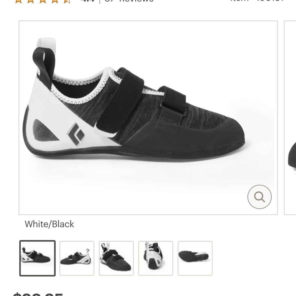 Black Diamond Momentum Climbing Shoes (Size 9W or 8M)